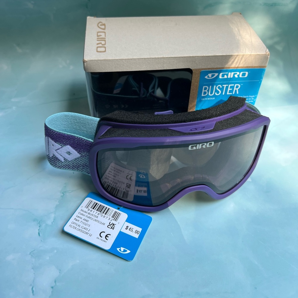 Giro Buster Youth Goggles in Purple